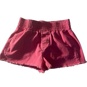 No Boundaries Pink High Waist Shorts